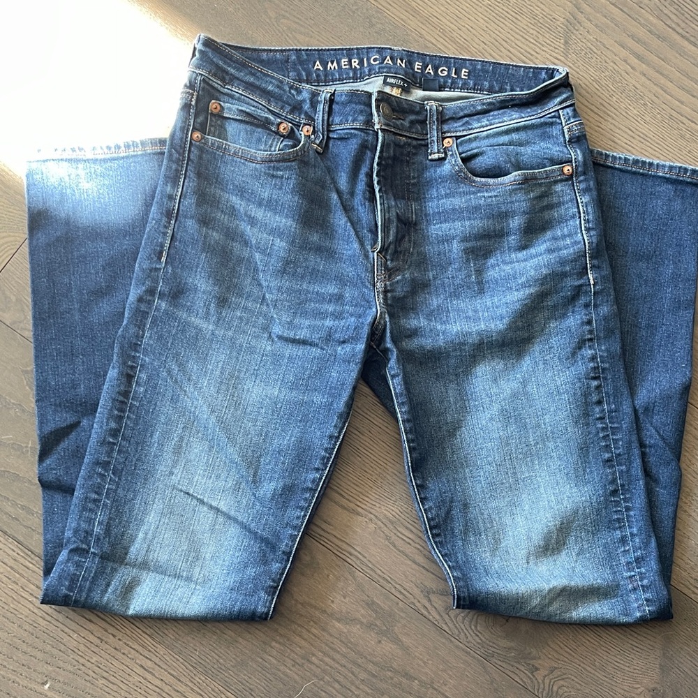 American Eagle Outfitters Men's Slim Jeans - Blue
